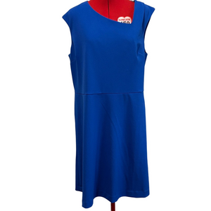 Donna Karan Blue Midi Dress XL76